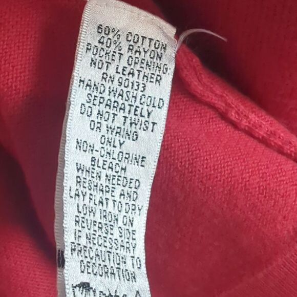 Joan Rivers Vestst women's XL cotton blend red pockets new - Picture 5 of 9
